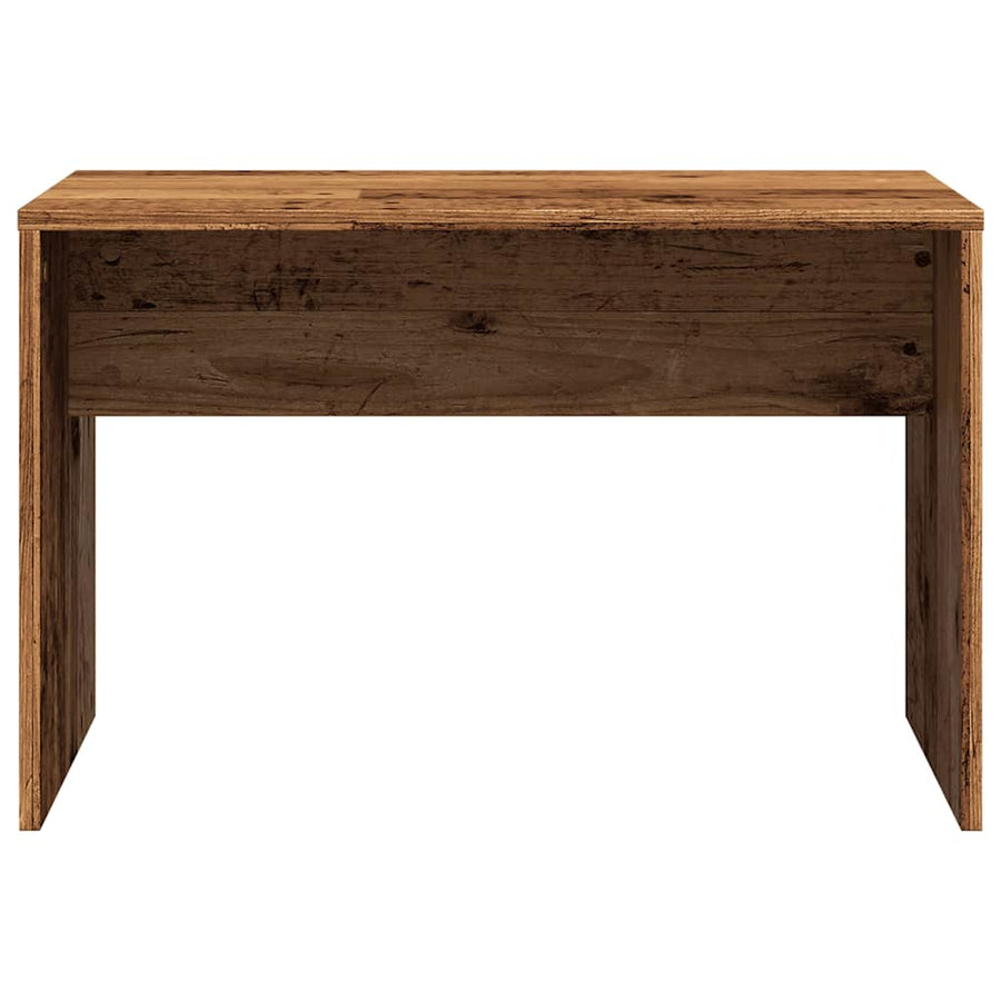 Kaptafelkruk 70x35x45 cm bewerkt hout oud houtkleurig