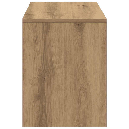 Kaptafelkruk 70X35X45 Cm Bewerkt Hout Artisanaal Eikenkleur artisanaal eikenkleurig