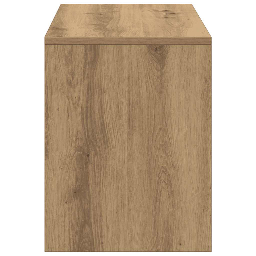 Kaptafelkruk 70X35X45 Cm Bewerkt Hout Artisanaal Eikenkleur artisanaal eikenkleurig