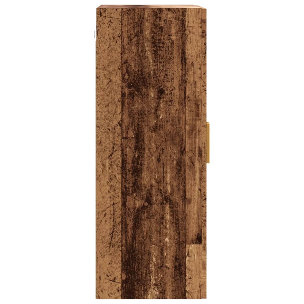 Hangkast 69,5x34x90 cm oud houtkleurig