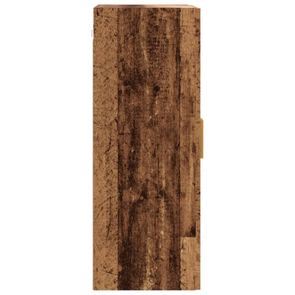 Hangkast 69,5x34x90 cm oud houtkleurig