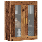 Bovenkast 69,5x34x90 cm oud houtkleurig