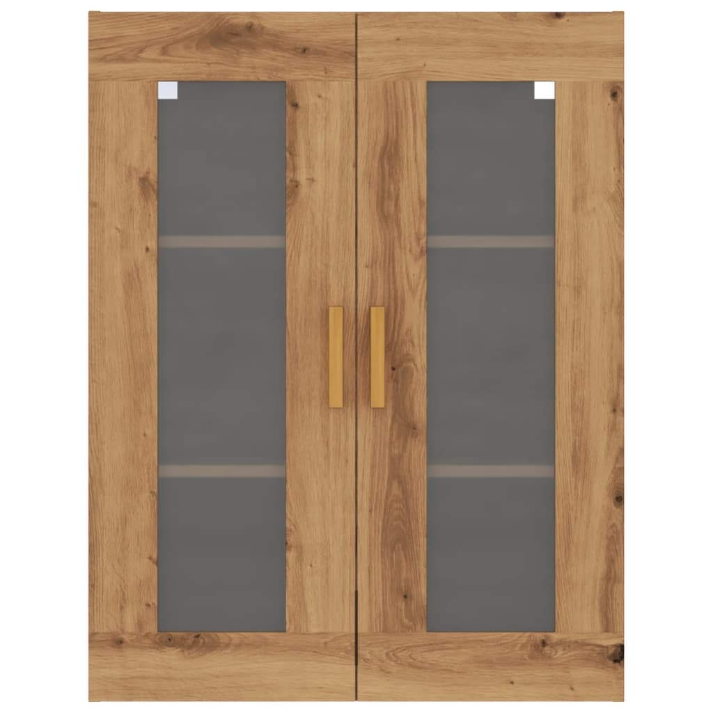 Hangkast 69,5x34x90 cm artisanaal eikenkleurig