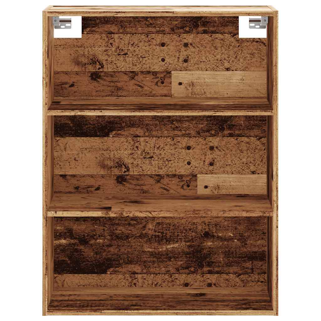 Hangkast 69,5x32,5x90 cm oud houtkleurig