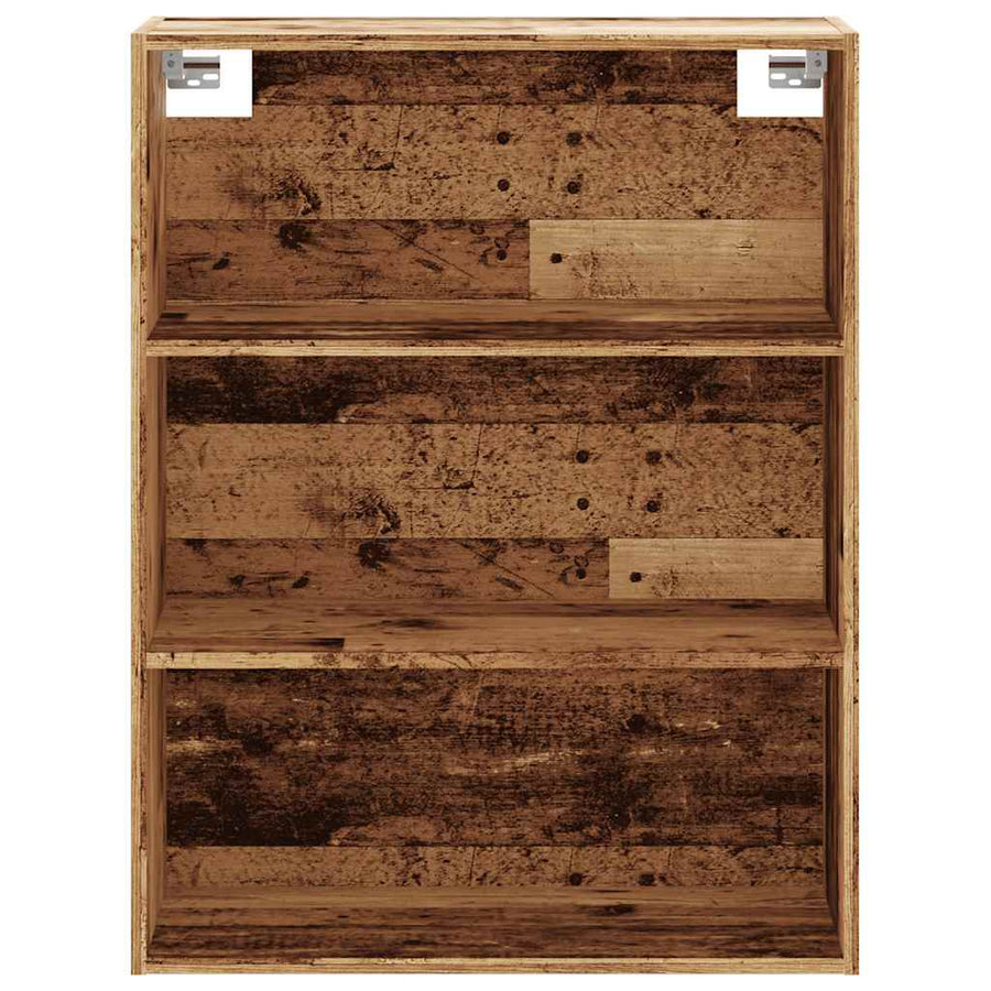 Hangkast 69,5x32,5x90 cm oud houtkleurig