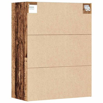 Hangkast 69,5x32,5x90 cm oud houtkleurig