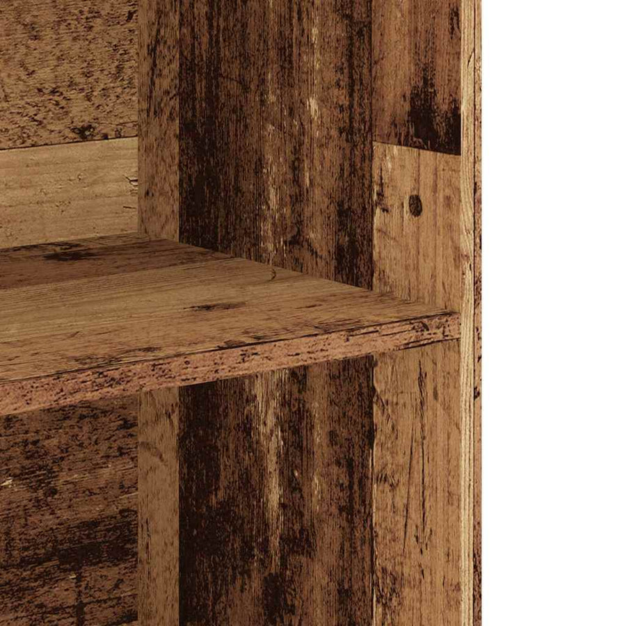 Hangkast 69,5x32,5x90 cm oud houtkleurig
