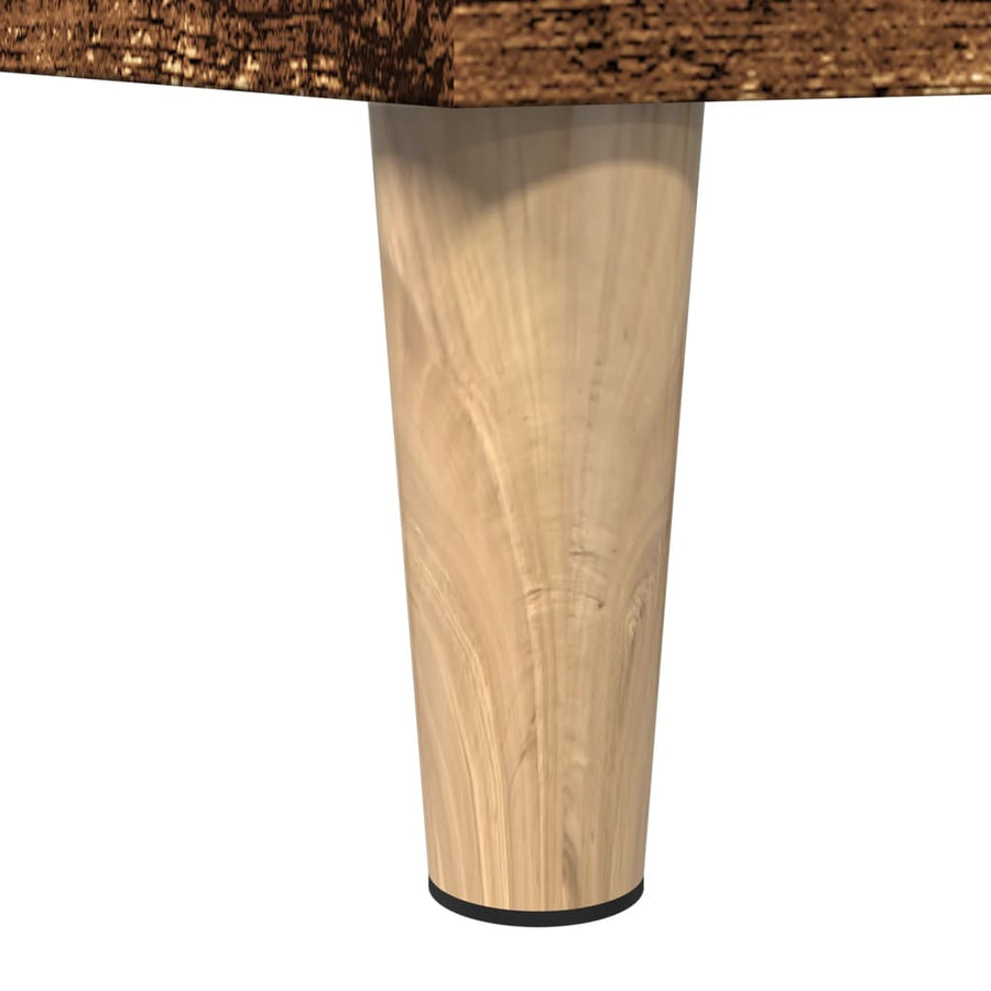 Badkamerkast 30x30x100 cm bewerkt hout oud houtkleurig