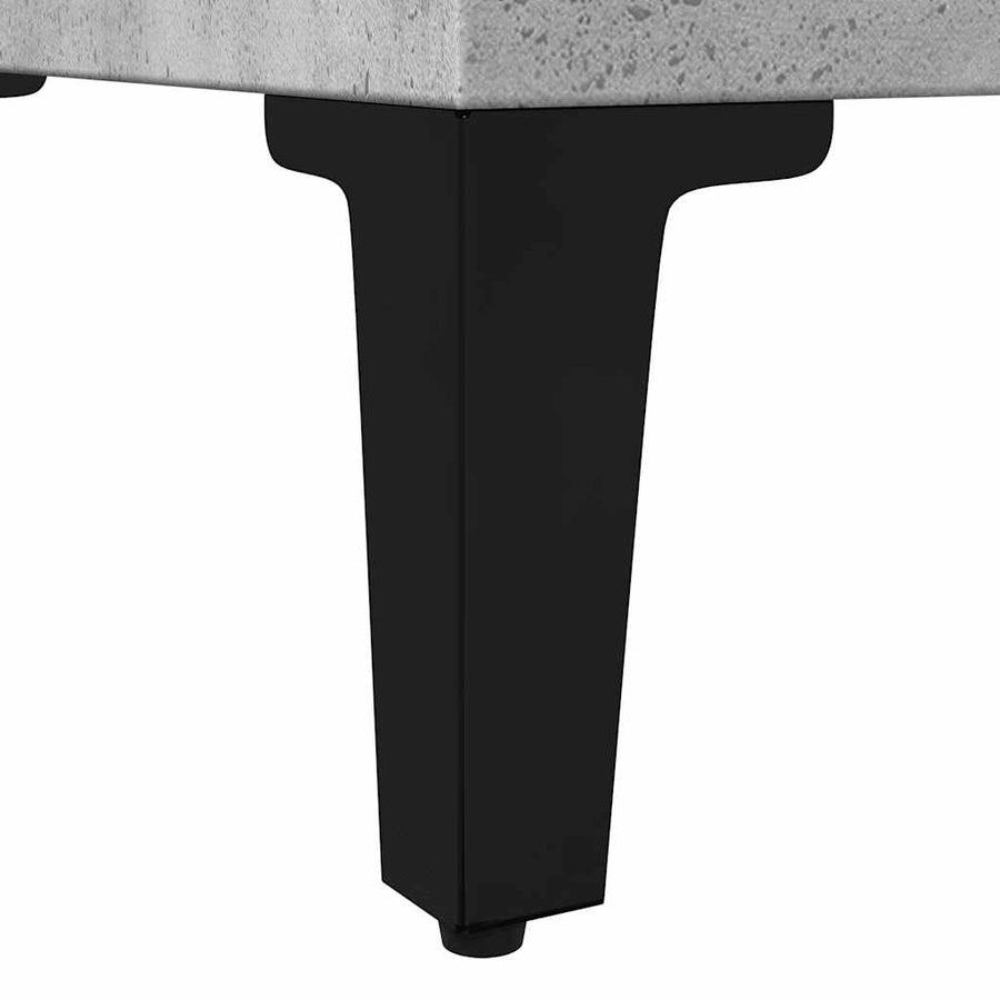 Badkamerkast 30x30x100 cm bewerkt hout betongrijs