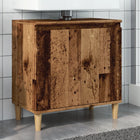 Vanity unit 58x33x60 cm engineered wood old wood colour