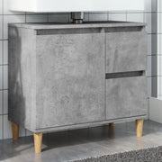 wastafelkast 65x33x60 cm bewerkt hout betongrijs