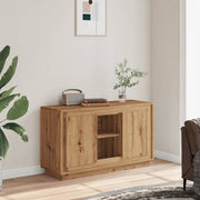 Dressoir 102x35x60 cm bewerkt hout eikenkleurig