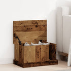 Opbergbox 30x50x28 cm bewerkt hout oud houtkleur