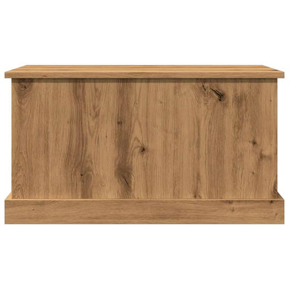 Opbergbox 70x40x38 cm bewerkt hout artisanaal eikenkleurig