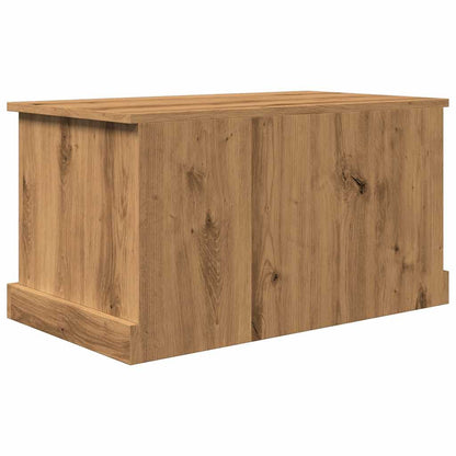 Opbergbox 70x40x38 cm bewerkt hout artisanaal eikenkleurig