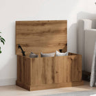 Storage box 70x40x38 cm treated wood artisan oak-coloured