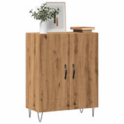 Dressoir 69,5x34x90 cm bewerkt hout eikenkleur