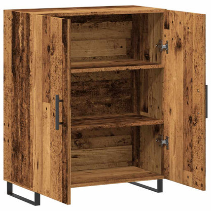 Dressoir 69,5x34x90 cm bewerkt hout oud houtkleurig