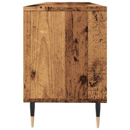 Tv-meubel 150x30x44,5 cm bewerkt hout oud houtkleurig