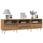 Tv-meubel 150x30x44,5 cm bewerkt hout eikenkleur