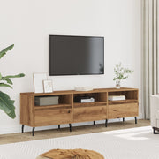 Tv-meubel 150x30x44,5 cm bewerkt hout eikenkleur