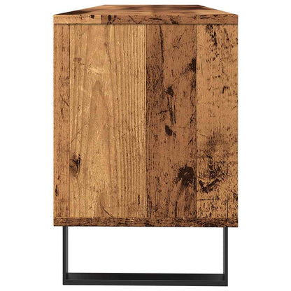 Tv-meubel 150x30x44,5 cm bewerkt hout oud houtkleurig