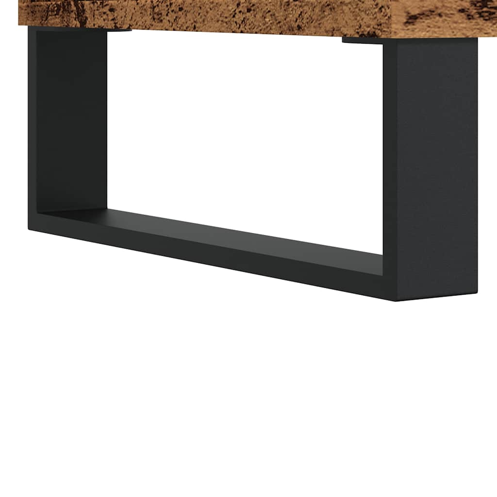 Tv-meubel 150x30x44,5 cm bewerkt hout oud houtkleurig