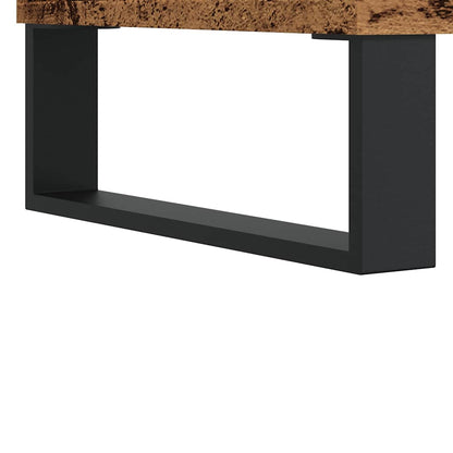 Tv-meubel 150x30x44,5 cm bewerkt hout oud houtkleurig