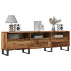 Tv-meubel 150x30x44,5 cm bewerkt hout oud houtkleurig