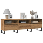 Tv-meubel 150x30x44,5 cm bewerkt hout eikenkleur