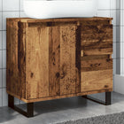 Bathroom Cabinet 65x33x60 cm Engineered Wood Old Wood-Look