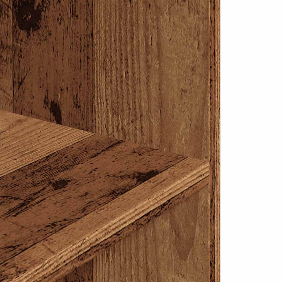 Aquariumstandaard 60x30x60 cm bewerkt hout oud houtkleurig
