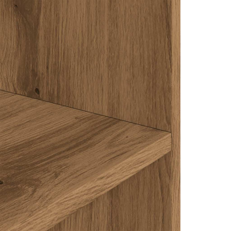 Aquariumstandaard 60x30x60cm bewerkt hout artisanaal eikenkleur