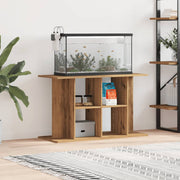 Aquariumstandaard 100x40x60 cm bewerkt hout eiken