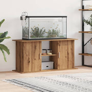 Aquariumstandaard 121x41x58 cm bewerkt hout artisan eiken
