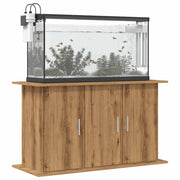 Aquariumstandaard 101x41x58 cm bewerkt hout artisan eiken