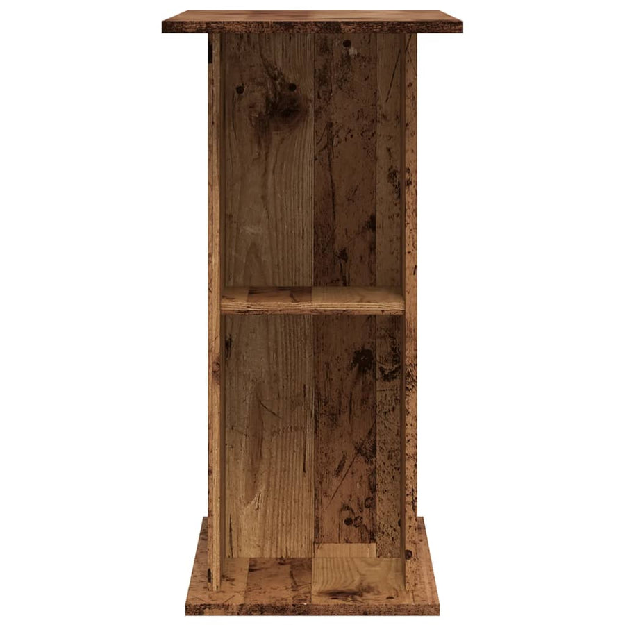 Aquariumstandaard 36x75x72,5 cm bewerkt hout oud houtkleurig