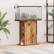 Aquariumstandaard 36x75x72,5 cm bewerkt hout oud houtkleurig