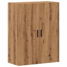 Wandkast 69,5x34x90 cm artisanaal eikenkleurig