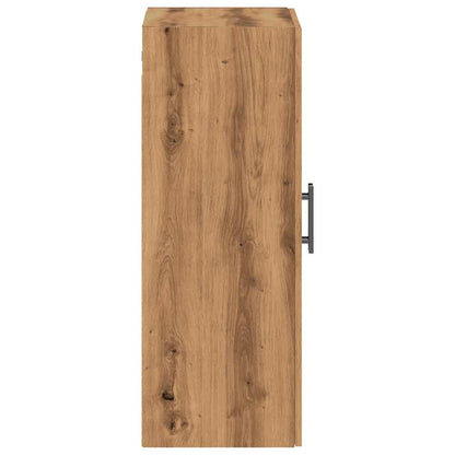 Wandkast 69,5x34x90 cm artisanaal eikenkleurig