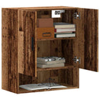 Wall cabinet 60x31x70 cm treated wood old wood color