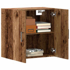 Wall cabinet 60x31x60 cm distressed wood old wood color