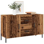 Sideboard 100x36x60 cm distressed wood old wood colored