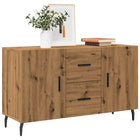 Sideboard 100x36x60 cm engineered wood artisanal oak-colored