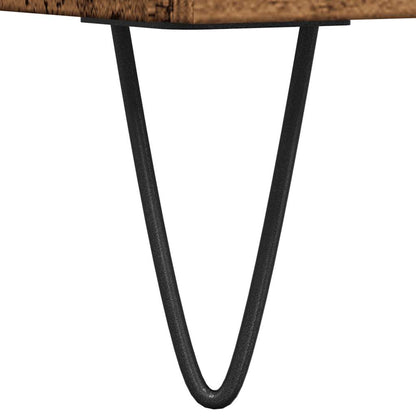 Tv-meubel 150x30x50 cm bewerkt hout oud houtkleurig