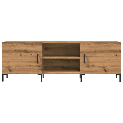 Tv-meubel 150x30x50 cm bewerkt hout artisanaal eikenkleurig