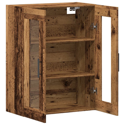 Dressoir 69,5x34x90 cm bewerkt hout oud houtkleurig
