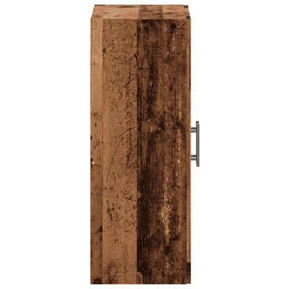 Dressoir 69,5x34x90 cm bewerkt hout oud houtkleurig