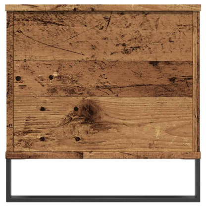 Salontafel 90x44,5x45 cm bewerkt hout oud houtkleurig