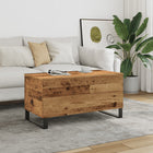 Coffee table 90x44.5x45 cm processed wood old wood color